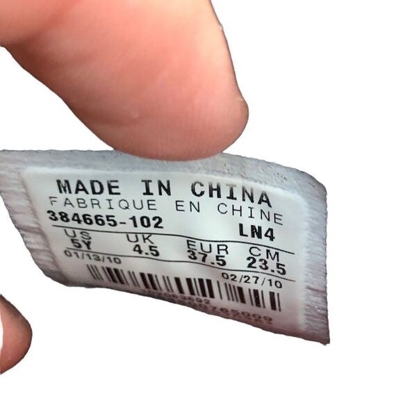 VINTAGE 2010 Air Jordan 6 Retro White Varsity Red Size 6.5 - Picture 9 of 16